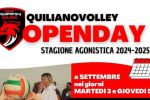 VOLLEY, ARRIVA L'OPEN DAY