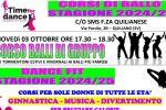 AL VIA I CORSI DI BALLO E GINNASTICA