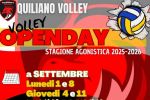 VOLLEY, AL VIA L'OPEN DAY